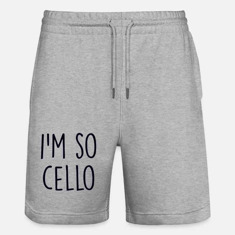 Violoncelle - Short de jogging bio TRAINER Stanley/Stella unisexe - gris chiné