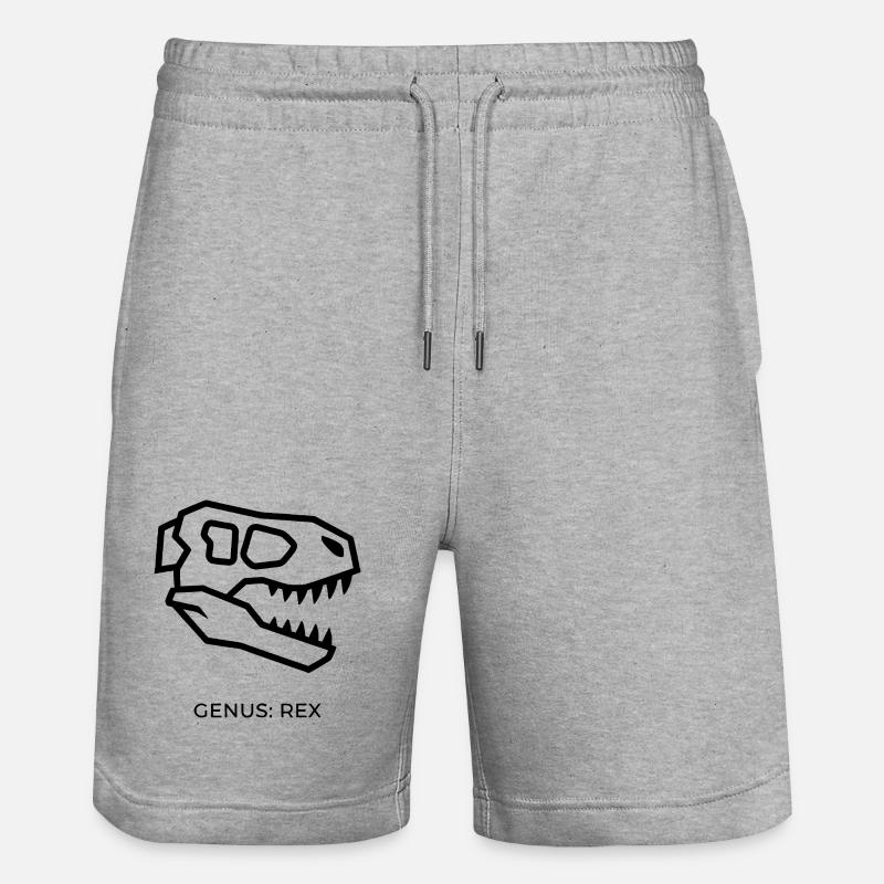Apex Specimen - Stanley/Stella Trainer Unisex Organic Jogging Shorts - heather grey