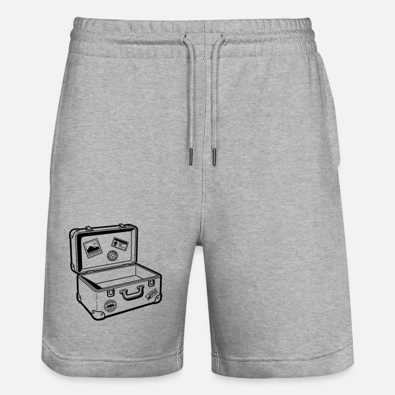voyager - Short de jogging bio TRAINER Stanley/Stella unisexe - gris chiné
