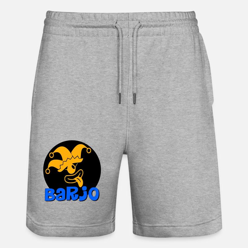 Logo Barjo  - Short de jogging bio TRAINER Stanley/Stella unisexe - gris chiné