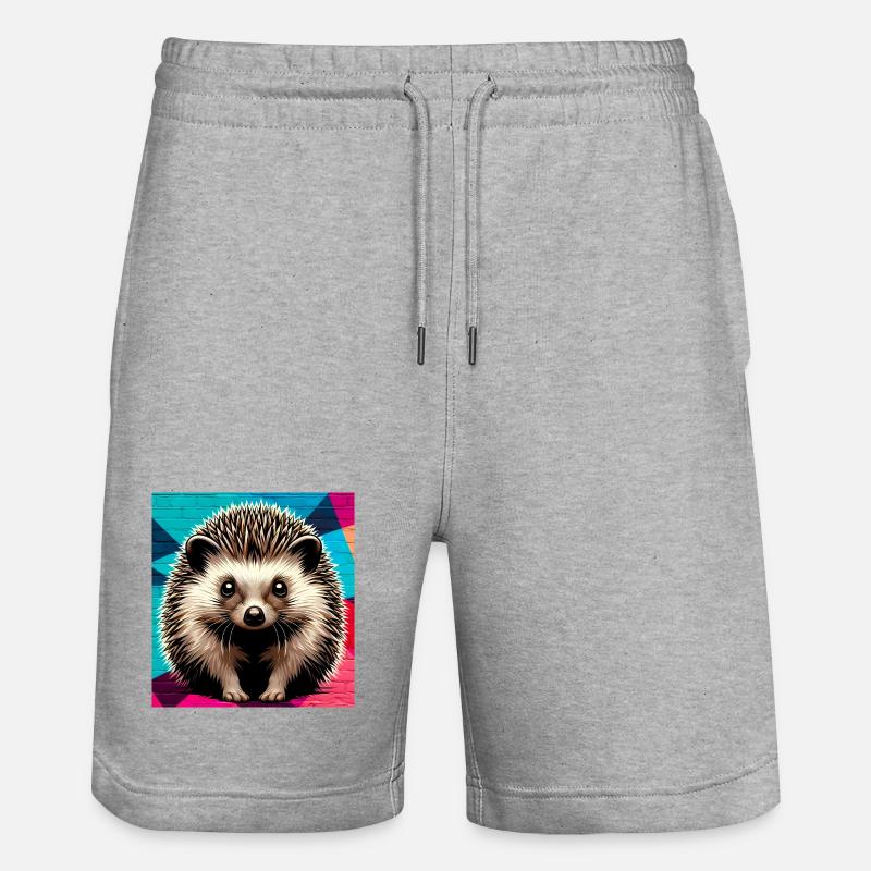 hérisson - Short de jogging bio TRAINER Stanley/Stella unisexe - gris chiné