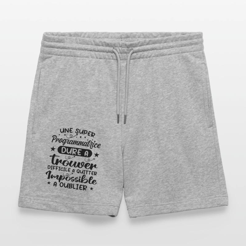 Une Super Programmatrice - Cadeau programmatrice Short de jogging bio TRAINER Stanley/Stella unisexe