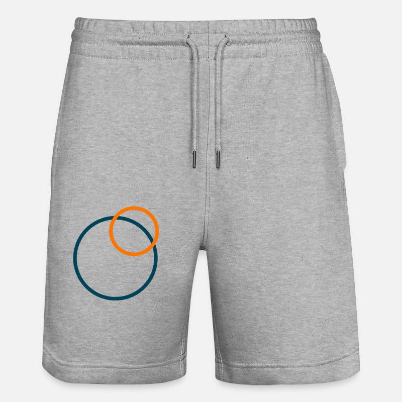 Wasserstoff - Stanley/Stella Unisex Bio Joggingshorts Trainer  - Grau meliert