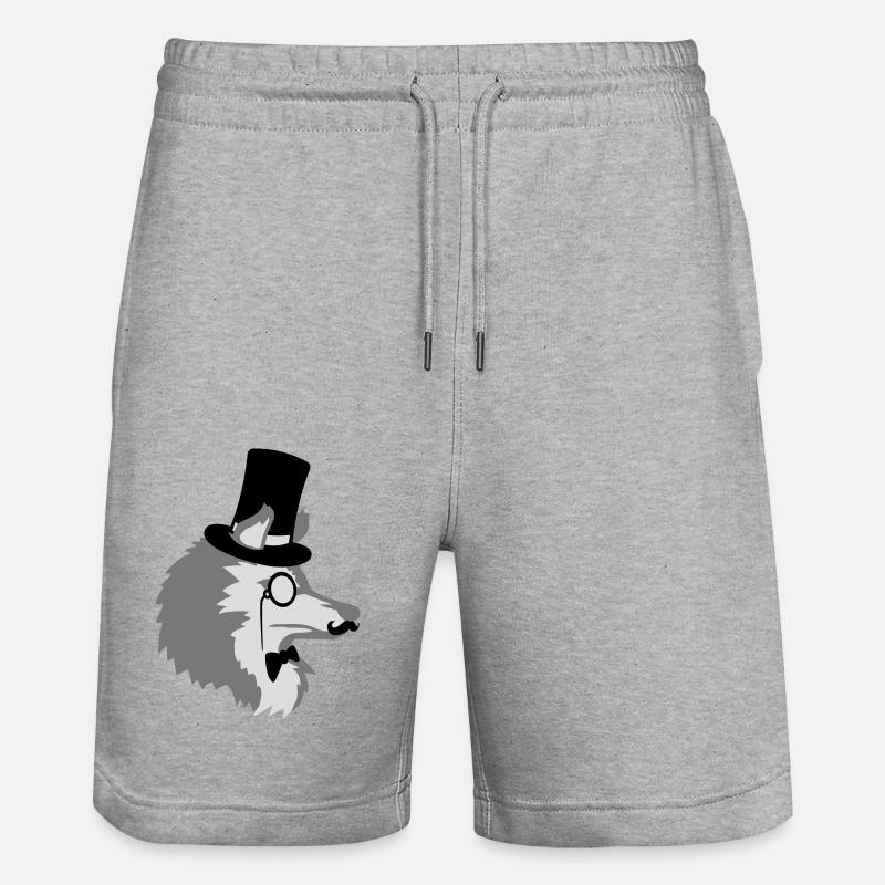 Sir Wolf Gentlemen Cylindre - Short de jogging bio TRAINER Stanley/Stella unisexe - gris chiné