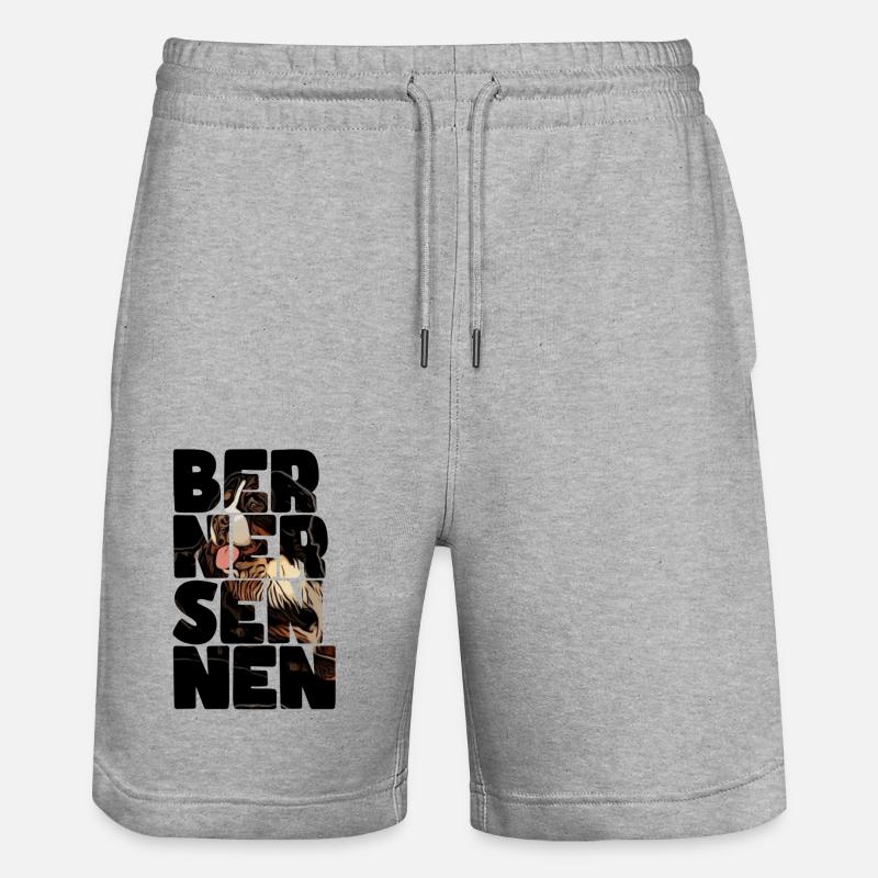 Bouvier bernois - Short de jogging bio TRAINER Stanley/Stella unisexe - gris chiné