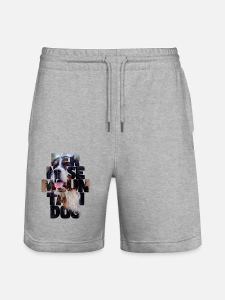 Bouvier bernois - Short de jogging bio TRAINER Stanley/Stella unisexe - gris chiné