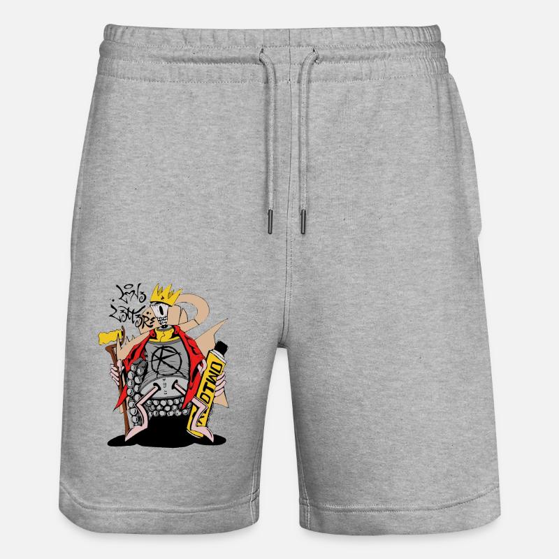 Farbe RE2 D2 - Stanley/Stella Unisex Bio Joggingshorts Trainer  - Grau meliert