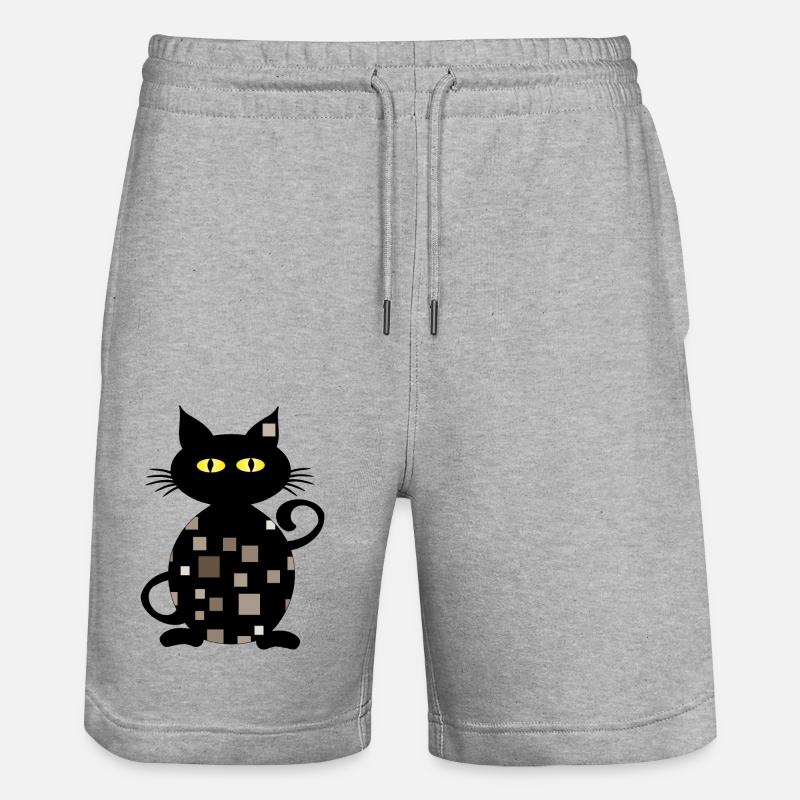 Chat - Short de jogging bio TRAINER Stanley/Stella unisexe - gris chiné