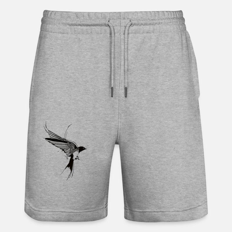 Avaler - Short de jogging bio TRAINER Stanley/Stella unisexe - gris chiné