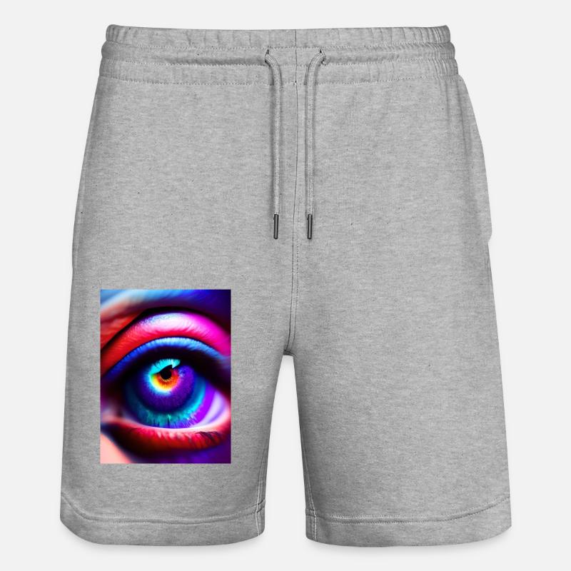 Œil lucide - Short de jogging bio TRAINER Stanley/Stella unisexe - gris chiné