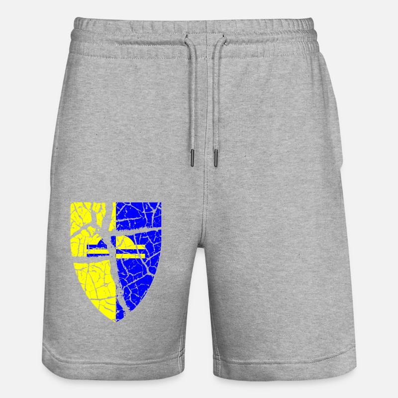 Ede (Pays-Bas) - Short de jogging bio TRAINER Stanley/Stella unisexe - gris chiné