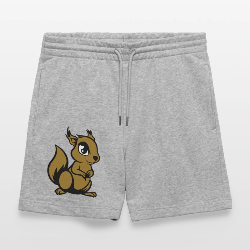 Squirrel Comic Animal Stanley/Stella Trainer Unisex Organic Jogging Shorts