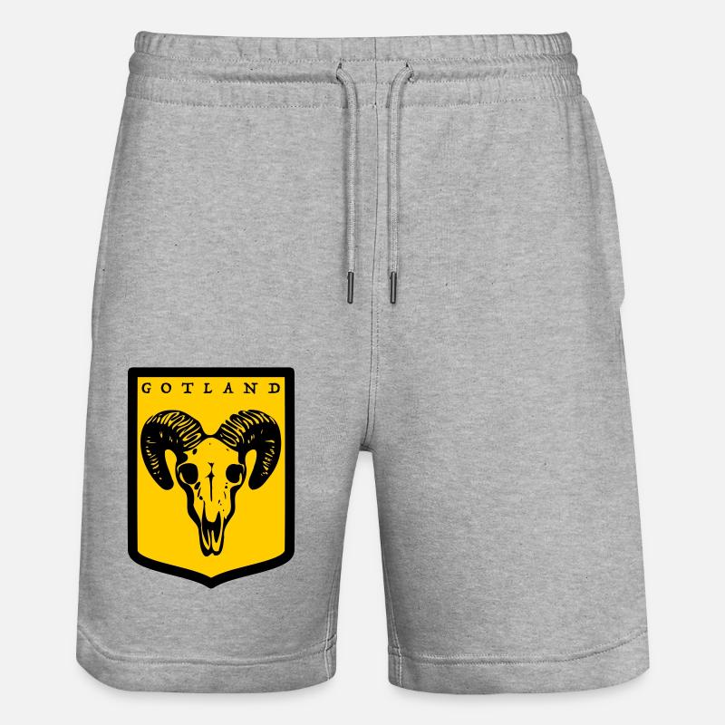 Gotland - Short de jogging bio TRAINER Stanley/Stella unisexe - gris chiné