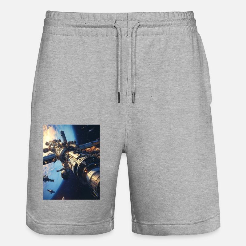 Perdu dans l’espace 1 3 - Short de jogging bio TRAINER Stanley/Stella unisexe - gris chiné