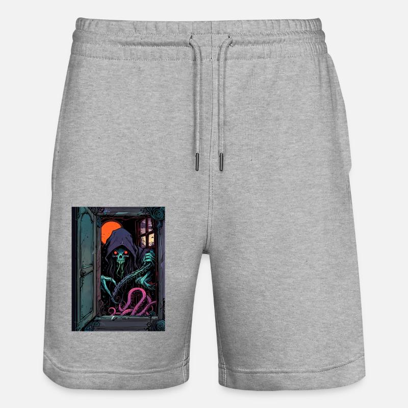 Du hast es eingeladen - Stanley/Stella Unisex Bio Joggingshorts Trainer  - Grau meliert
