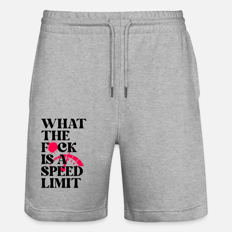 Auto - Stanley/Stella Unisex Bio Joggingshorts Trainer  - Grau meliert