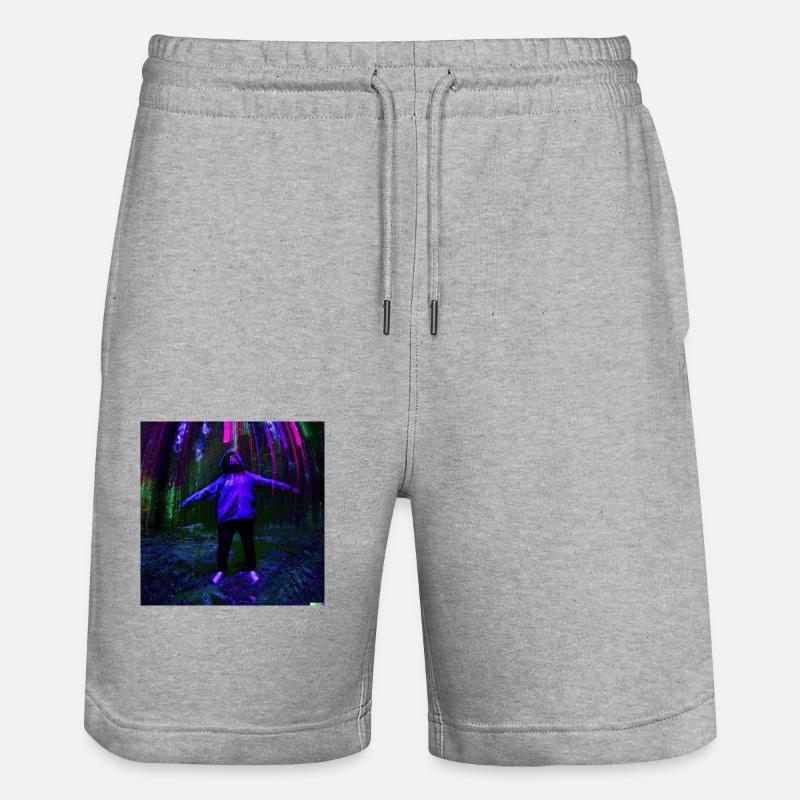 Forêt profonde - Short de jogging bio TRAINER Stanley/Stella unisexe - gris chiné