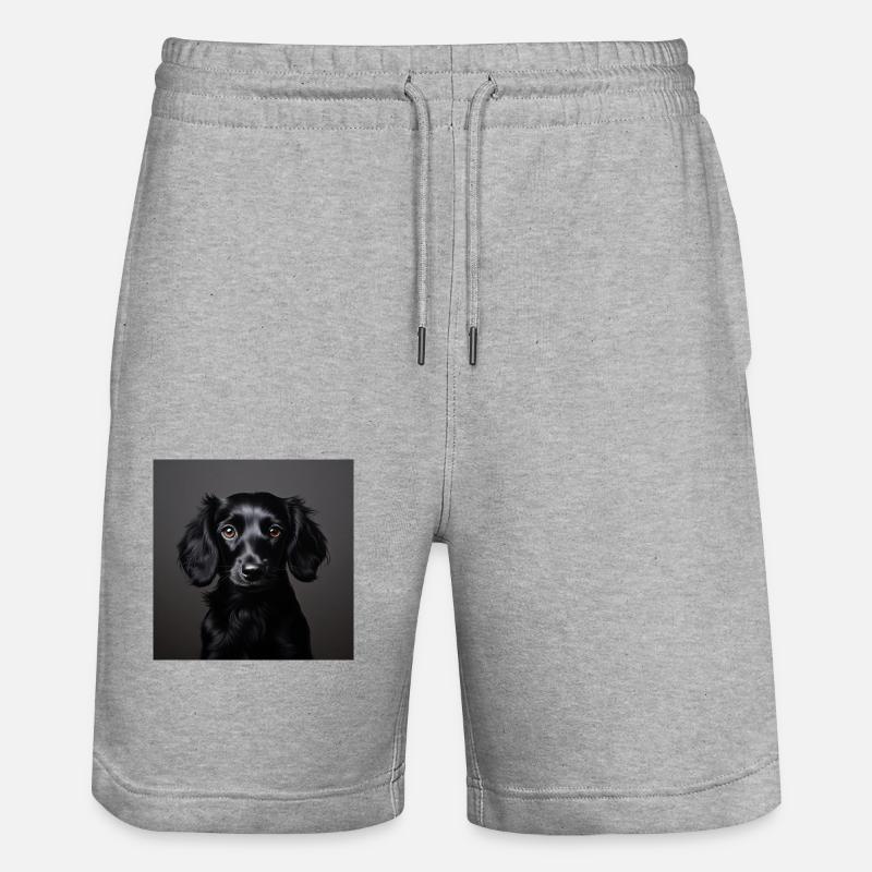 Chien - Short de jogging bio TRAINER Stanley/Stella unisexe - gris chiné