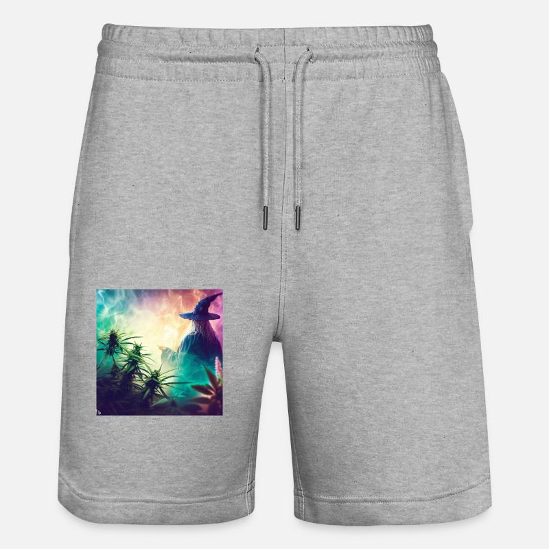 d91f0fd9 0b83 4e97 a8df 64838d3fa03d - Stanley/Stella Unisex Bio Joggingshorts Trainer  - Grau meliert