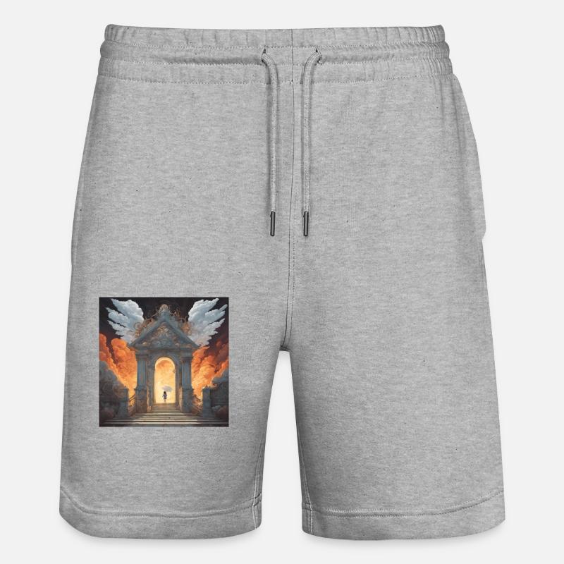 Le paradis ou l’enfer - Short de jogging bio TRAINER Stanley/Stella unisexe - gris chiné