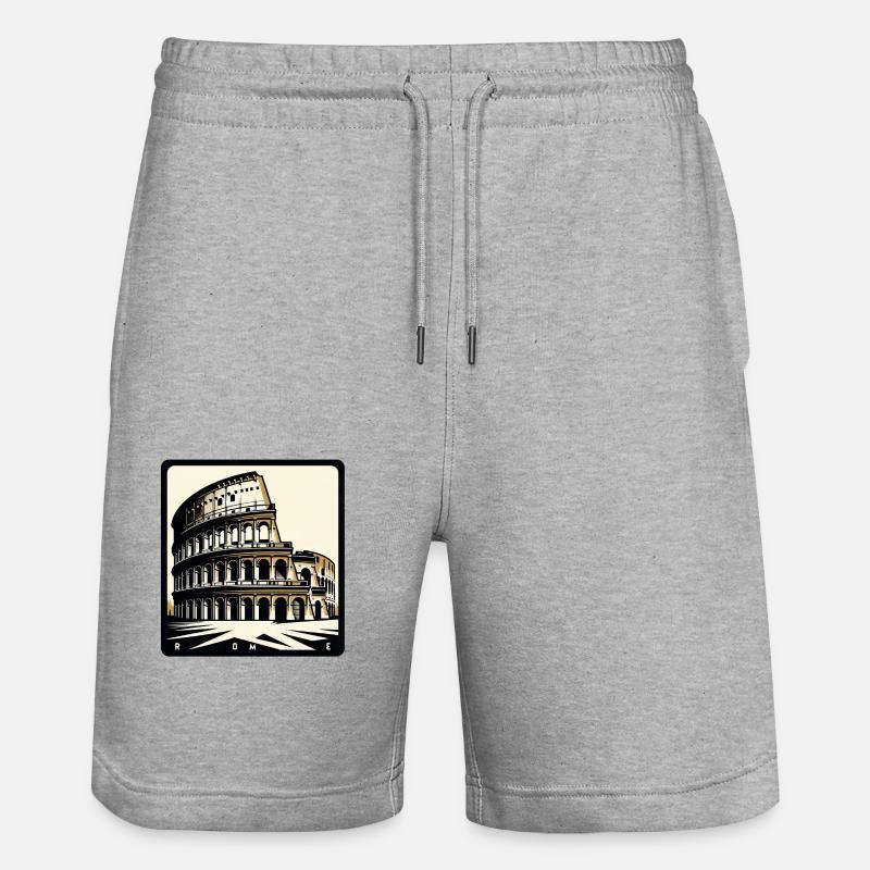 Colisée de Rome - Short de jogging bio TRAINER Stanley/Stella unisexe - gris chiné
