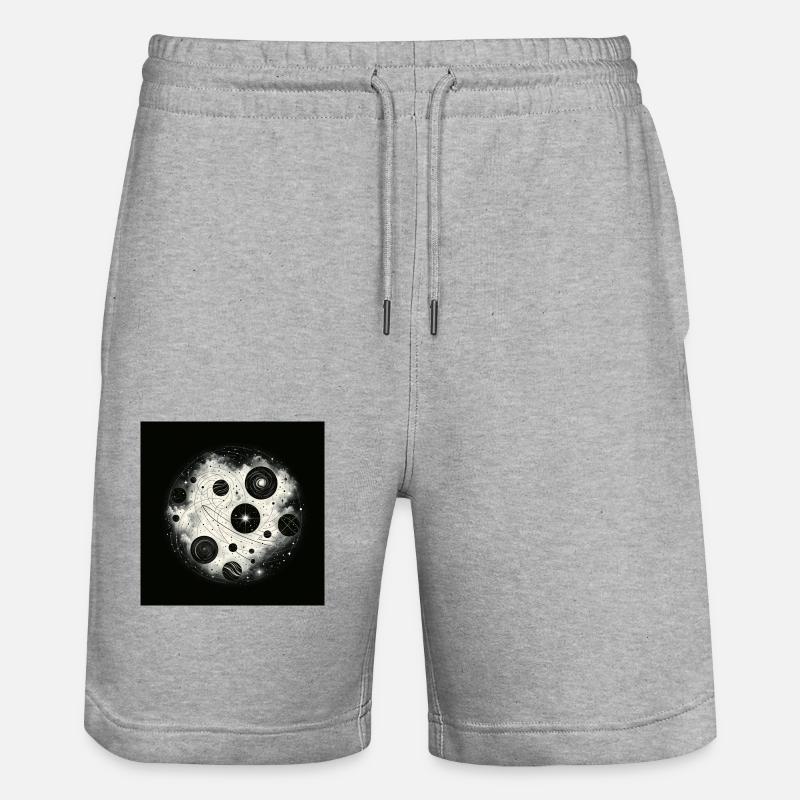 Danse cosmique - Short de jogging bio TRAINER Stanley/Stella unisexe - gris chiné