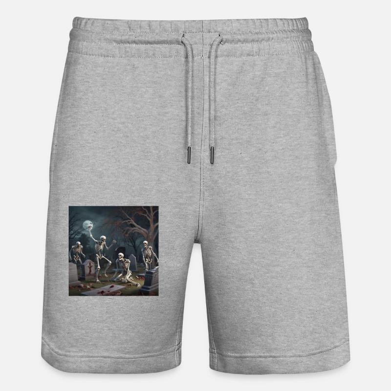 Squelette de danse - Short de jogging bio TRAINER Stanley/Stella unisexe - gris chiné