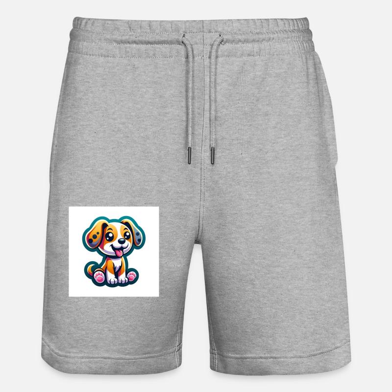 chiot 1 - Short de jogging bio TRAINER Stanley/Stella unisexe - gris chiné