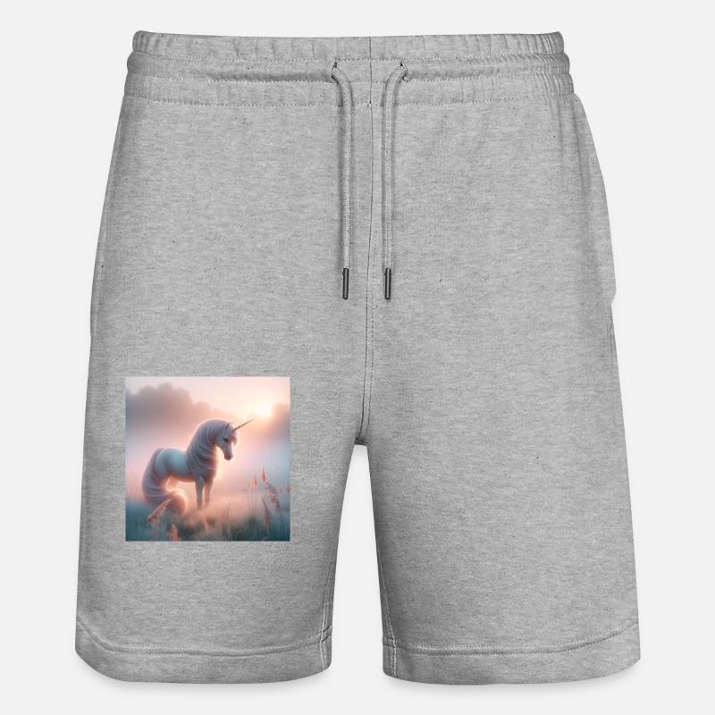 Licorne - Short de jogging bio TRAINER Stanley/Stella unisexe - gris chiné