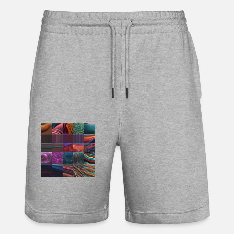 Lignes - Short de jogging bio TRAINER Stanley/Stella unisexe - gris chiné