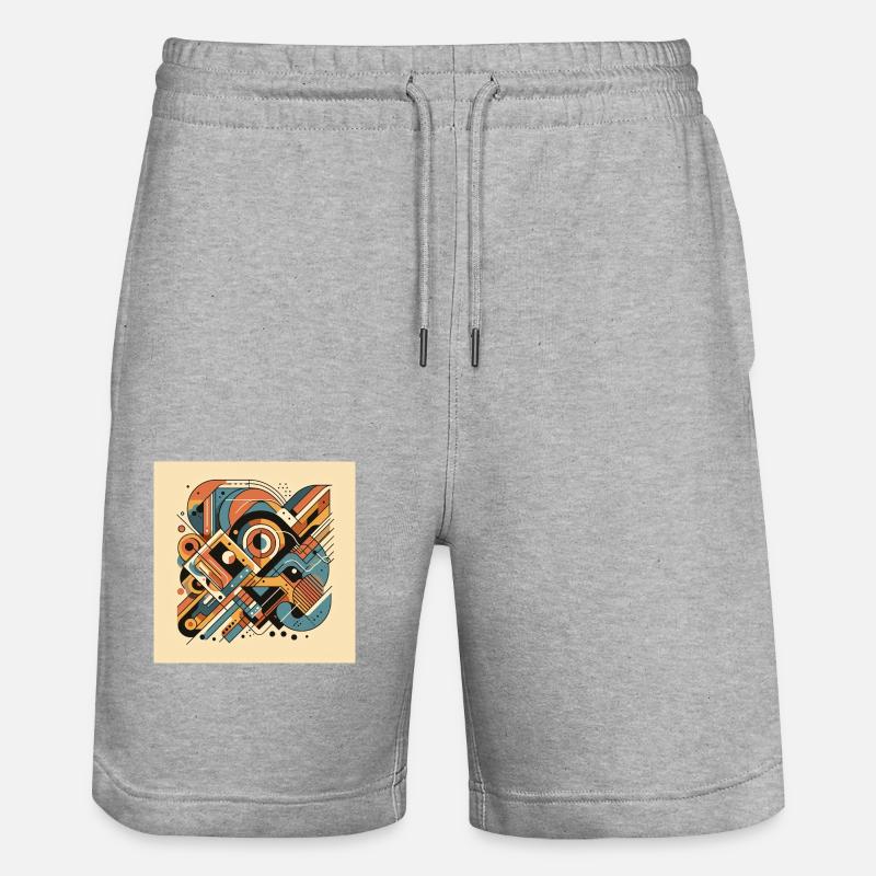 ce6ba88c 52b5 4d80 84d2 1ada05806566 - Stanley/Stella Unisex Bio Joggingshorts Trainer  - Grau meliert