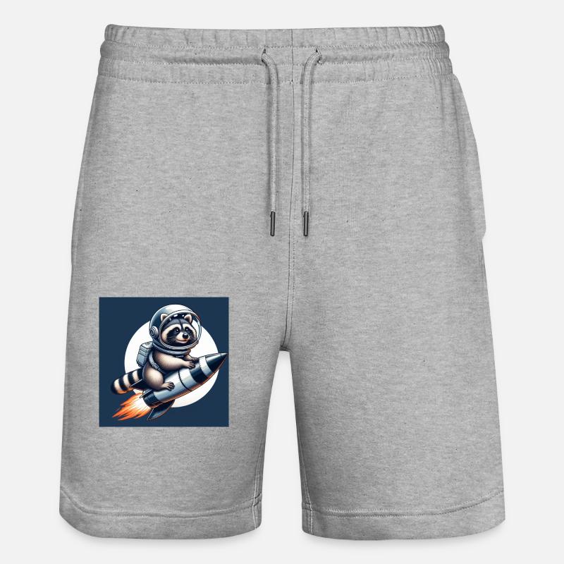 Rocket Raccoon - Short de jogging bio TRAINER Stanley/Stella unisexe - gris chiné