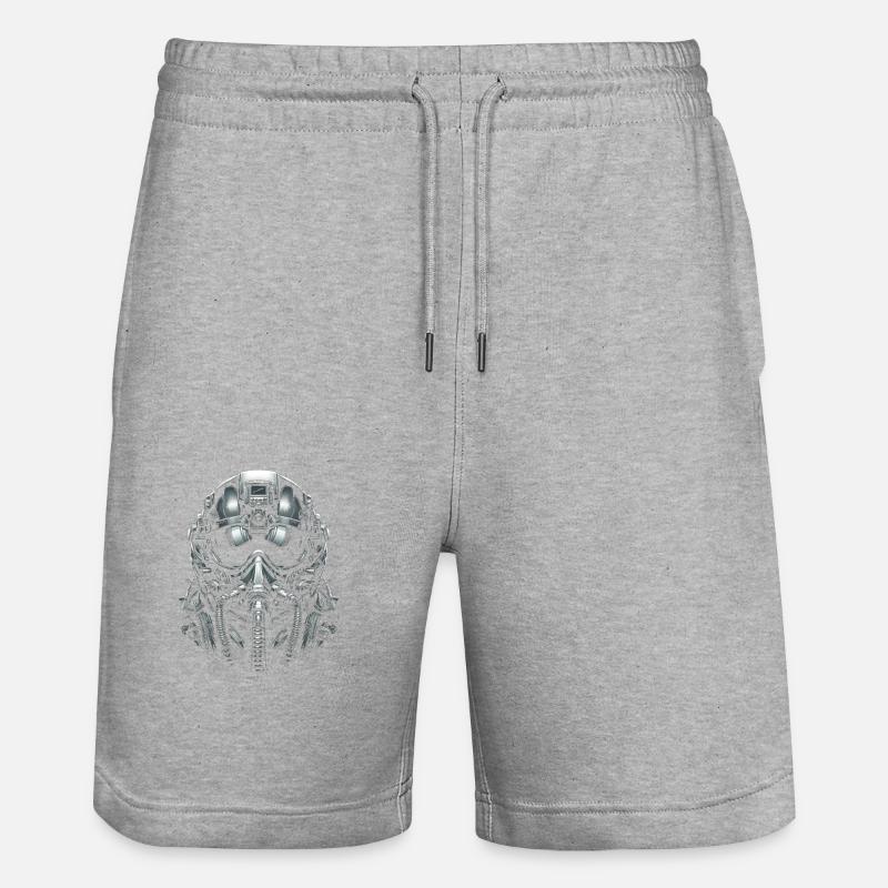 Futur pilote de combat - Short de jogging bio TRAINER Stanley/Stella unisexe - gris chiné