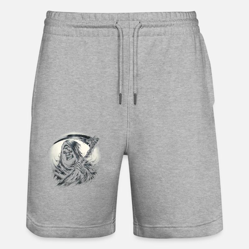 Messager de la mort - Short de jogging bio TRAINER Stanley/Stella unisexe - gris chiné