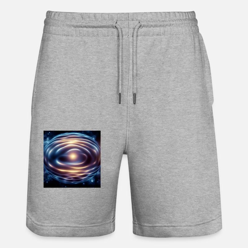 group1 27 - Stanley/Stella Unisex Bio Joggingshorts Trainer  - Grau meliert