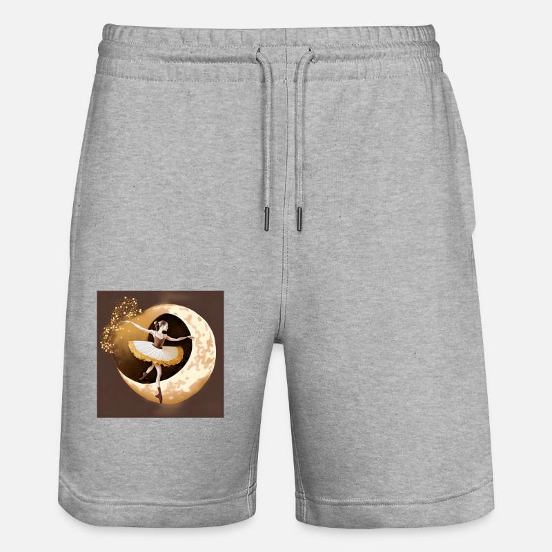 Danse dorée - Short de jogging bio TRAINER Stanley/Stella unisexe - gris chiné
