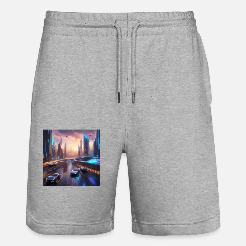 Futur - Short de jogging bio TRAINER Stanley/Stella unisexe - gris chiné