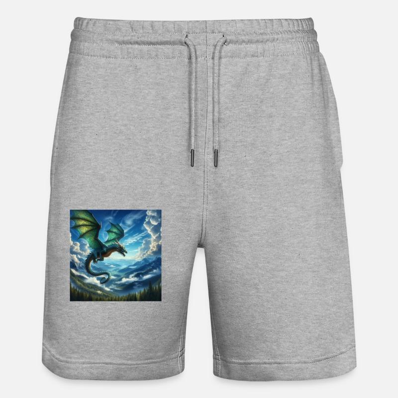ED78E66C 3663 43B1 A7FE 2F8905C15A67 - Short de jogging bio TRAINER Stanley/Stella unisexe - gris chiné