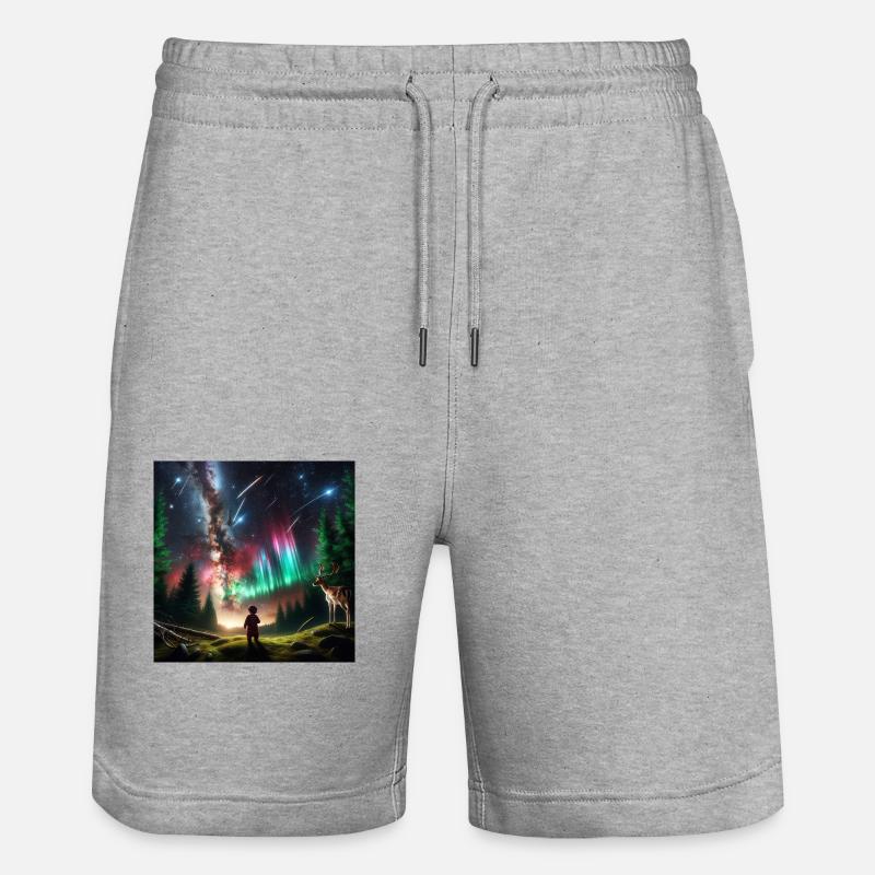 Le Patronus de Lucía - Short de jogging bio TRAINER Stanley/Stella unisexe - gris chiné