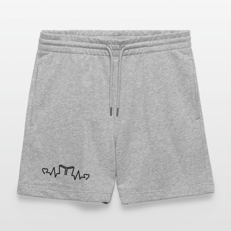 Herzfrequenz Buch Reader, Reader, Bücher Stanley/Stella Unisex Bio Joggingshorts Trainer 