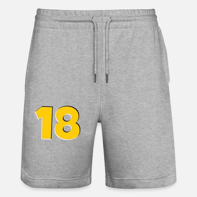 18 - Short de jogging bio TRAINER Stanley/Stella unisexe - gris chiné