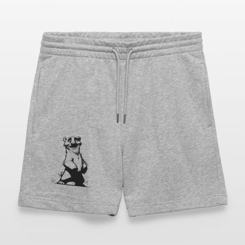 Cute bear comic darling with cuddle factor Stanley/Stella Trainer Unisex Organic Jogging Shorts