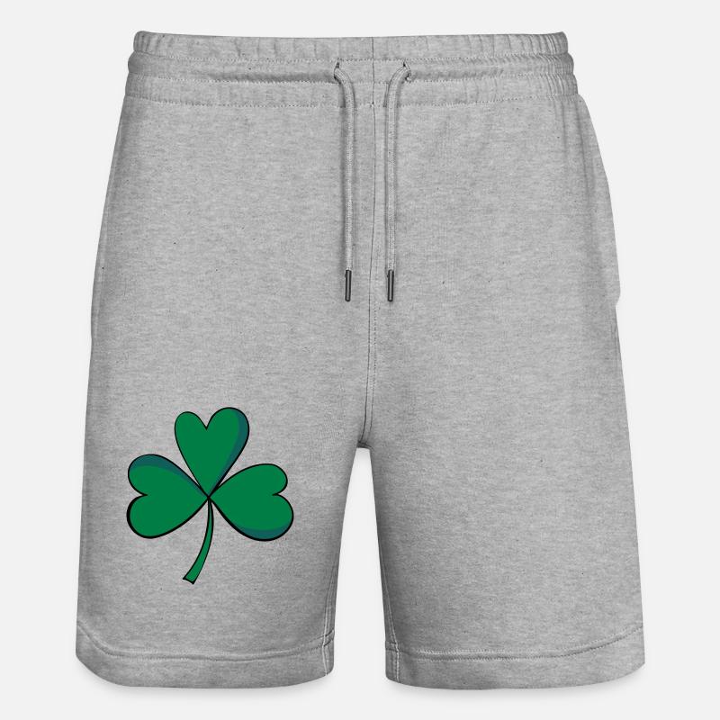 Clover - Short de jogging bio TRAINER Stanley/Stella unisexe - gris chiné