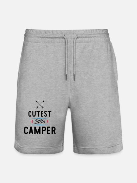 camper - Stanley/Stella Trainer Unisex Organic Jogging Shorts - heather grey