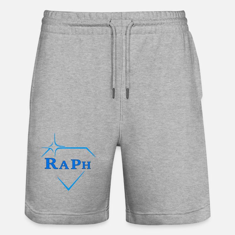 Raph - Short de jogging bio TRAINER Stanley/Stella unisexe - gris chiné