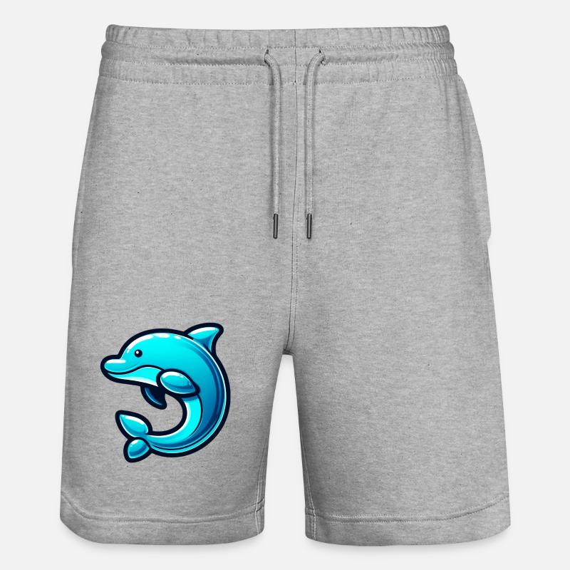 Dauphin - Short de jogging bio TRAINER Stanley/Stella unisexe - gris chiné