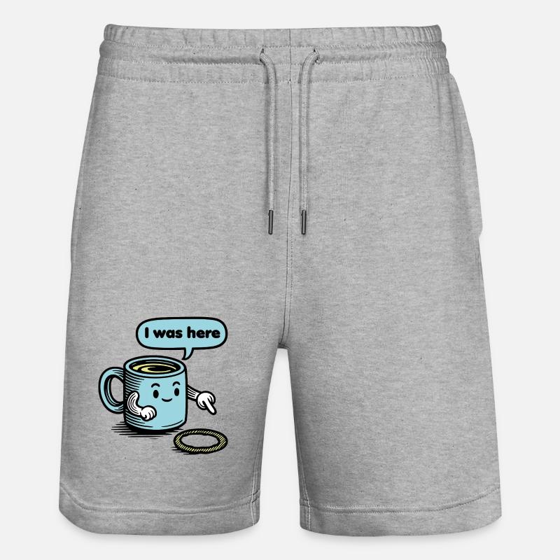 Diction de Lusitger Coffee - Short de jogging bio TRAINER Stanley/Stella unisexe - gris chiné