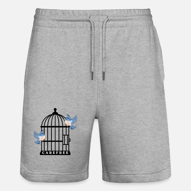 insouciant - Short de jogging bio TRAINER Stanley/Stella unisexe - gris chiné