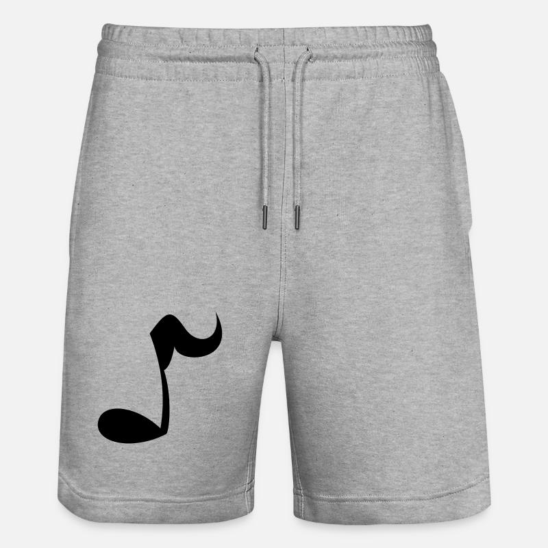 Note - Stanley/Stella Unisex Bio Joggingshorts Trainer  - Grau meliert