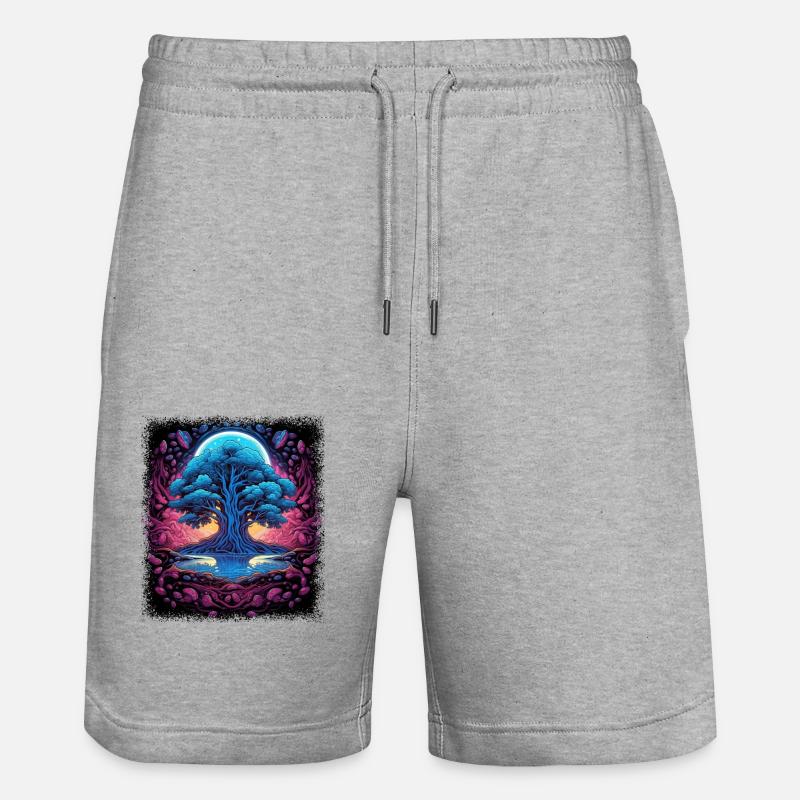 Browser Chef Evolution Tshirts - Stanley/Stella Trainer Unisex Organic Jogging Shorts - heather grey